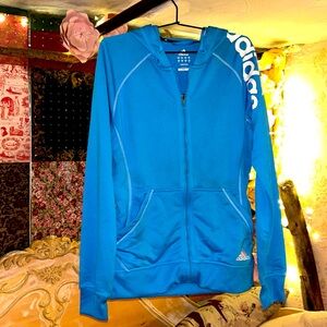 Adidas lightweightght Zip up Hoodie